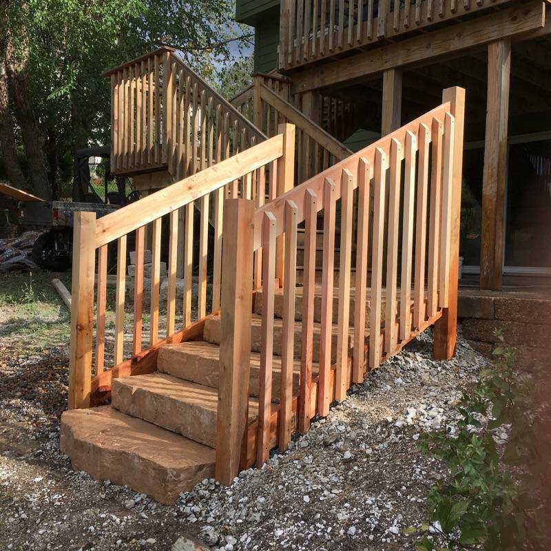 wood-stone-staircase | Norwalk Seasonal Services