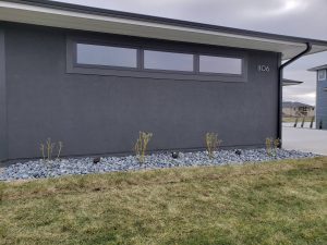 Rocks Along Side of House Norwalk Seasonal - Des Moines, Iowa