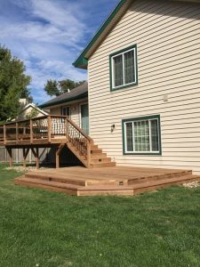 Finished Multi Level Deck Norwalk Seasonal - Des Moines, Iowa