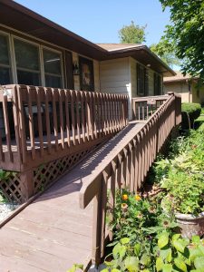 Deck with Ramp Build Norwalk Seasonal - Des Moines, Iowa