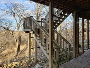 Stairway and Landing Large Multi Level Retaining Wall by Norwalk Seasonal - Des Moines, Iowa