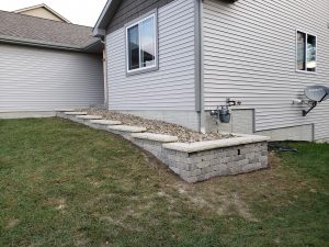 Front of House Retaining Wall Large Multi Level Retaining Wall by Norwalk Seasonal - Des Moines, Iowa
