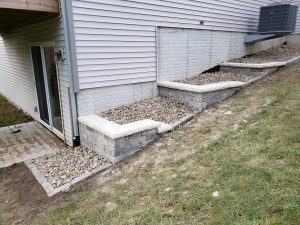 Multi Level Rock Garden Large Multi Level Retaining Wall by Norwalk Seasonal - Des Moines, Iowa