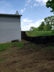 In Progress Build Large Multi Level Retaining Wall by Norwalk Seasonal - Des Moines, Iowa