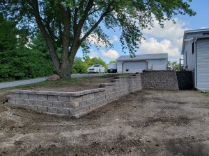 Full Retaining Wall Large Multi Level Retaining Wall by Norwalk Seasonal - Des Moines, Iowa
