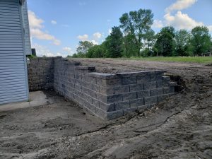 Corner Of Retaining Wall Large Multi Level Retaining Wall by Norwalk Seasonal - Des Moines, Iowa