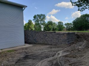 Back Of Retaining Wall Large Multi Level Retaining Wall by Norwalk Seasonal - Des Moines, Iowa