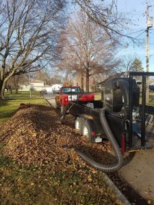 Large Leaf Removal Job by Norwalk Seasonal - Des Moines, Iowa
