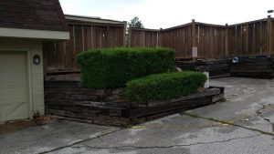 Before - Retaining wall replacement by Norwalk Seasonal - Des Moines, Iowa