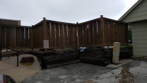 Before - Retaining wall replacement by Norwalk Seasonal - Des Moines, Iowa