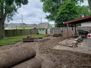 Backyard Grading and Sod by Norwalk Seasonal - Des Moines, Iowa