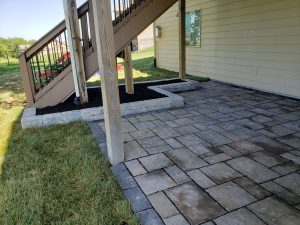 Stone Patio Makeover by Norwalk Seasonal - Des Moines, Iowa