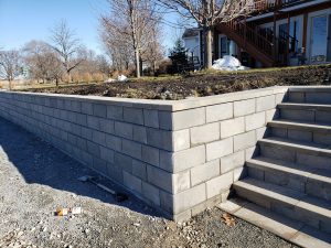 Lakeside Stairs and Retaining Wall by Norwalk Seasonal - Des Moines, Iowa