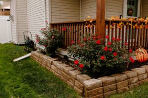 Retaining Wall around Deck Norwalk Seasonal - Des Moines, Iowa