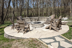 Backyard Patio and Fire Pit Norwalk Seasonal - Des Moines, Iowa